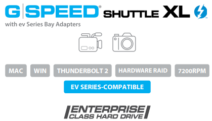 G-SPEED Shuttle XL with ev Series Bay Adapters Description
