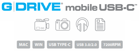 G-DRIVE mobile USB-C Description