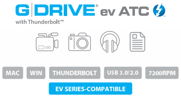 G-DRIVE ev ATC with Thunderbolt Description