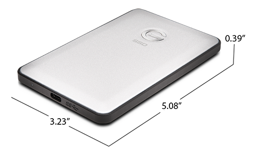 G-DRIVE slim SSD USB-C Specifications