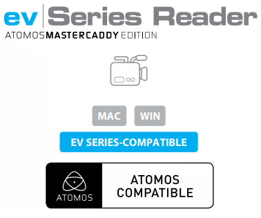 ev Series Reader Atomos Master Caddy Edition Description