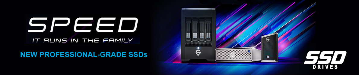 WD G-Technology Professional-Grade SSDs
